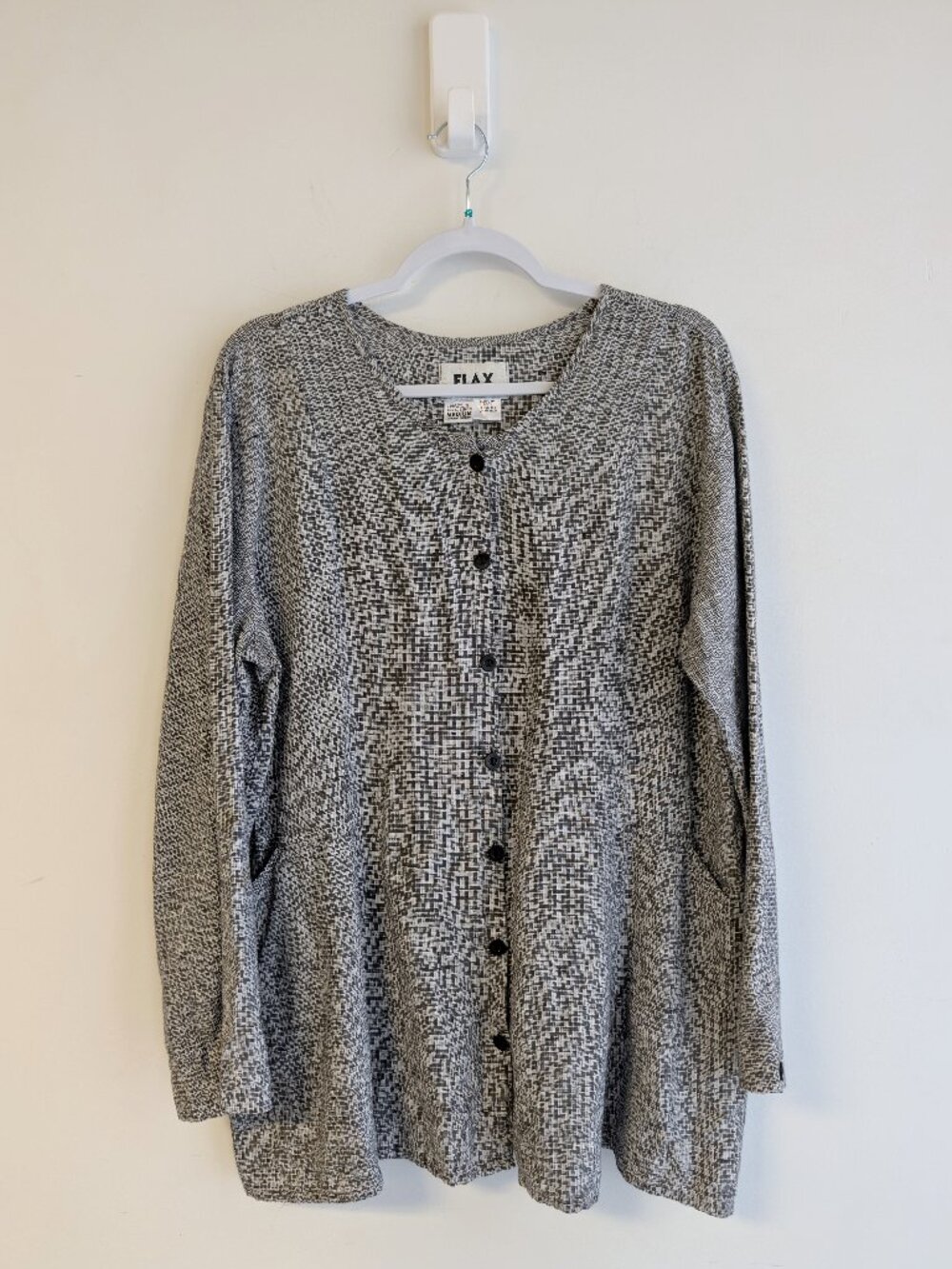 FLAX 100% Linen Weave Button Down Shirt